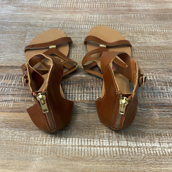 Massimo Leather Size 8 Woman Sandals - Picture 2 of 5